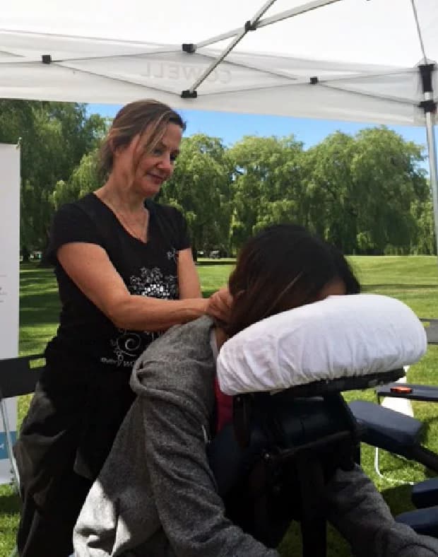 Office chair massage